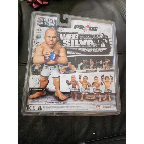 * UFC ROUND 5 Limited Edition WANDERLEI SILVA Pride Ultimate Collector Figure * - Picture 3 of 3